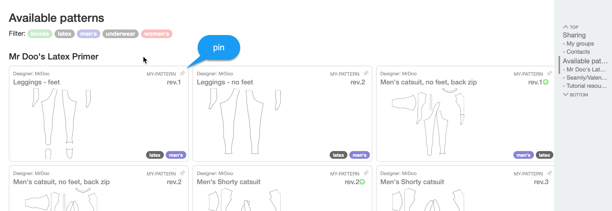 Customise shared pattern – mr doo's latex primer
